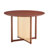 Chinese Countryside Retro Walnut Solid Wood Round Table (Table Only)-1873722076