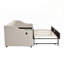 Lit de jour simple rembourré avec couchette, port USB, poches latérales et tissu en velours pour plus de confort et de style-1054888287