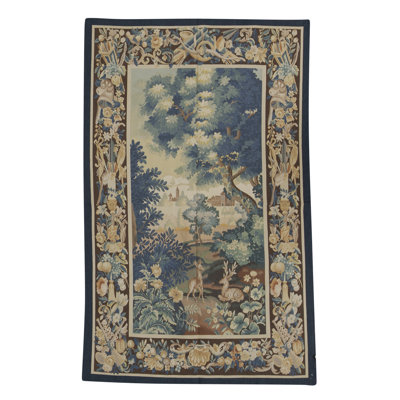 Hand-Knotted High-Quality Blue Area Rug