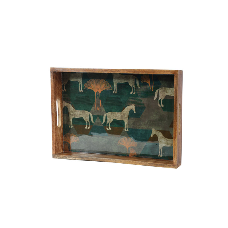 Josina Wood Tray - Set of 3