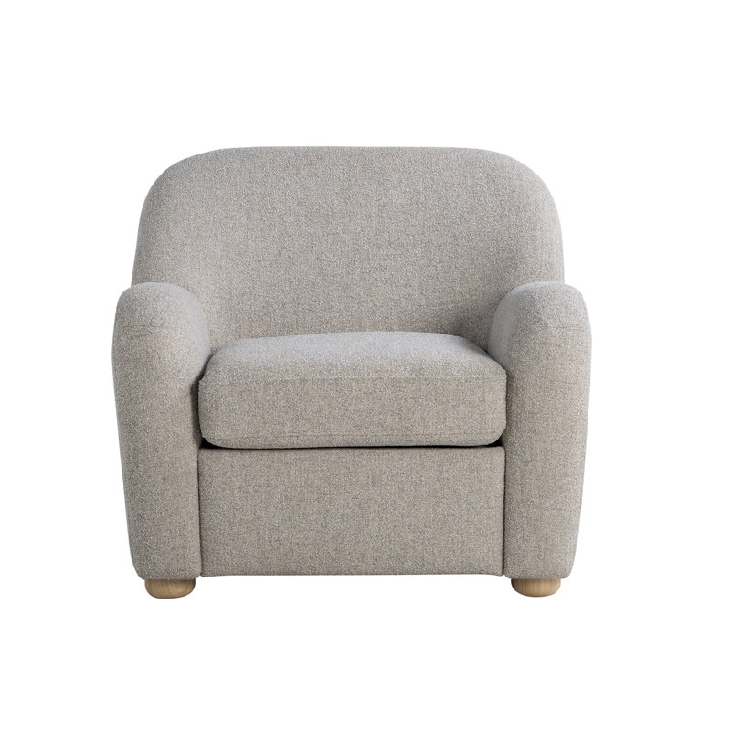 Chaise d'appoint Emily, Polyester galet