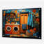 Blanchisserie Popart Room - Art mural en acrylique-101527090