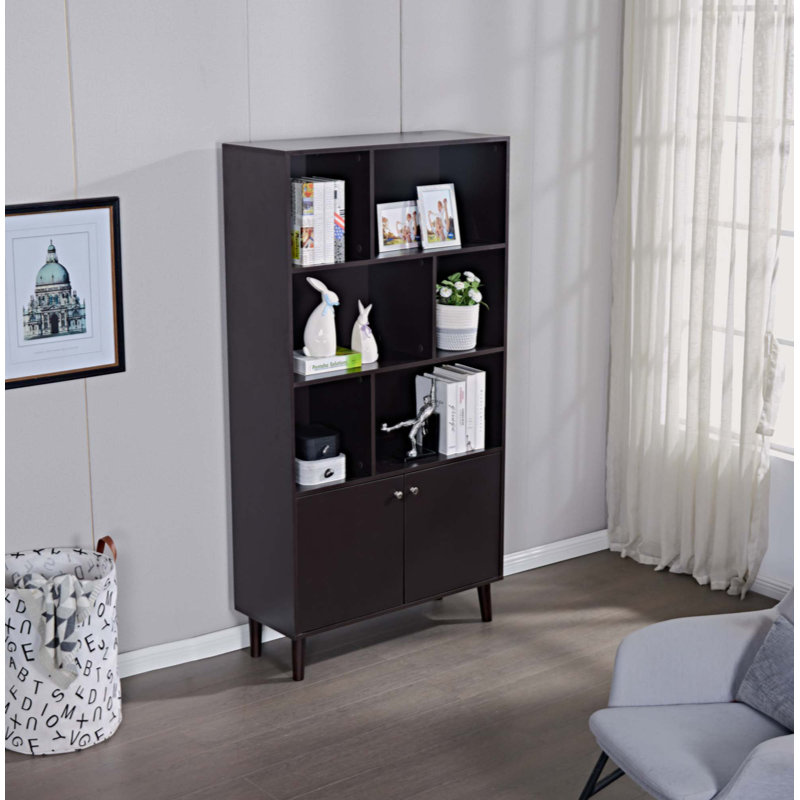 Ifat Bookcase Storage Bookcase, Espresso