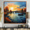 «Vangogh The Bridge At Arles II - Vangogh Wall Art» par Vincent Van Gogh, peinture
