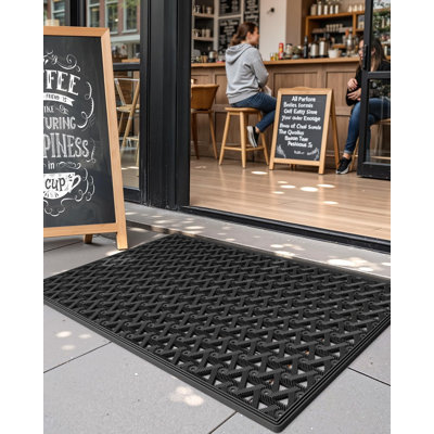 Tapis de bienvenue extérieur pour l'entrée extérieure imperméable du patio