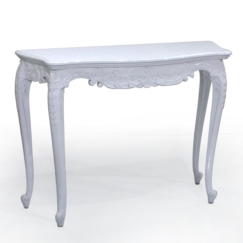 Laclede 120cm Console Table, White Gloss