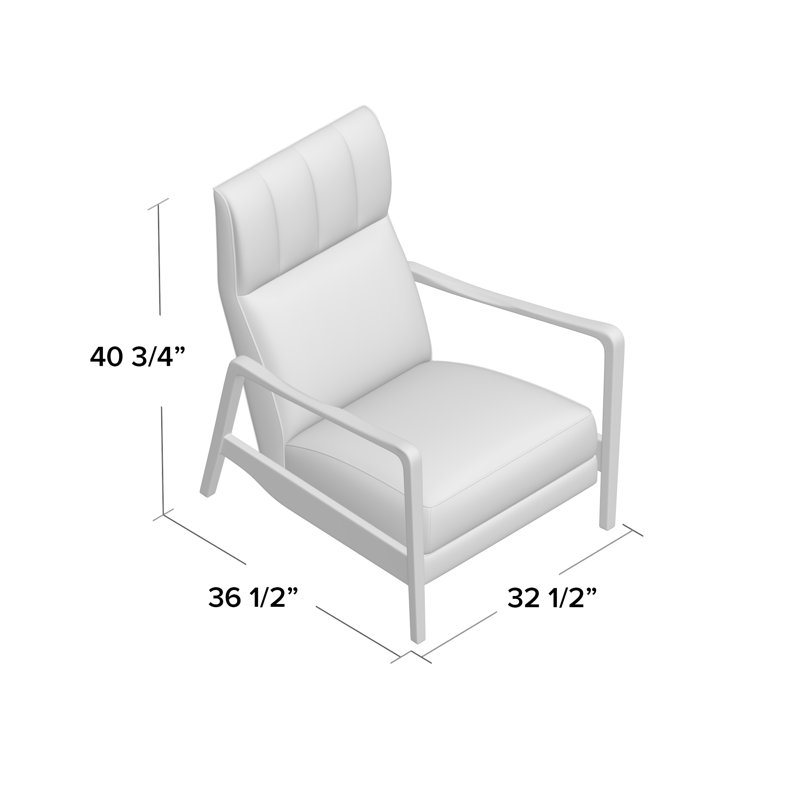 Wyndham Recliner, Almond Buff, 1181 Pearl