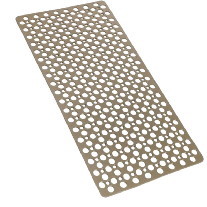 35x16" Soft Non-slip Bath Mat Brown