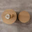 Ensemble de 2 tables basses gigognes rondes en bois, table d'appoint moderne et multifonctionnelle pour salon, chambre et petits espaces-134705268