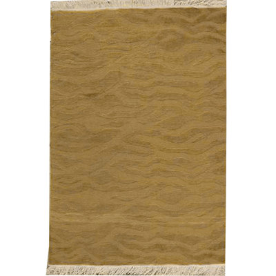 Hand-Knotted High-Quality Gold Area Rug