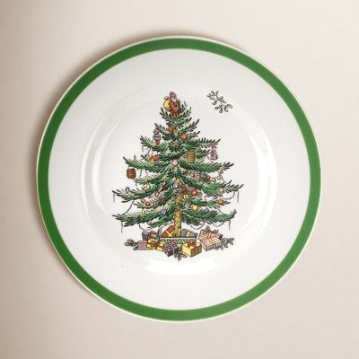 Christmas Tree 7" Bread and Butter Plate