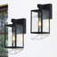 Ensemble de 2 lumières murales d'extérieur Minimalist Modern