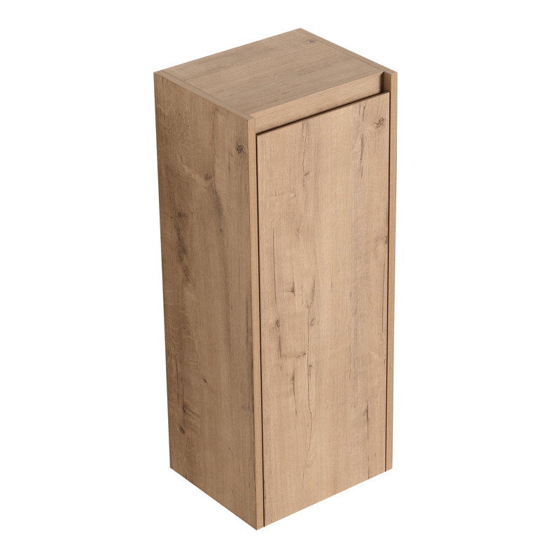 12" Wall Mounted Bathroom Side Cabinet, Soft Close, Stylish Look Mounted, For Peaceful Bath