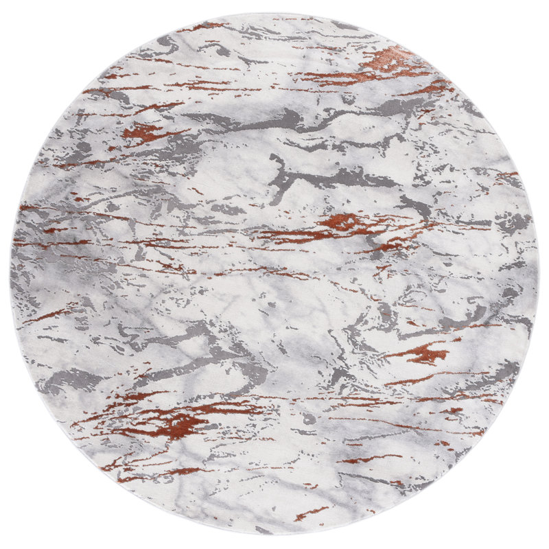 Tapis abstrait Craft Performance, Rond 6 pi 7 po