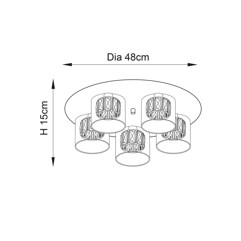 Kelvin Flush Mount