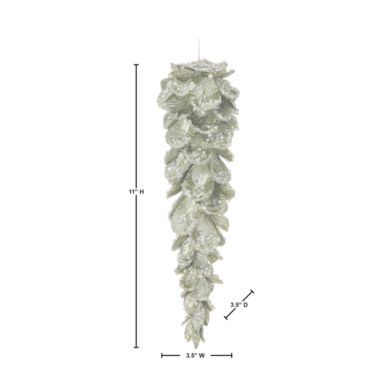 Ornement bijou en forme de glaçon