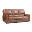 Azyah 86'' Wide Genuine Leather Reclining Sofa-1798888213