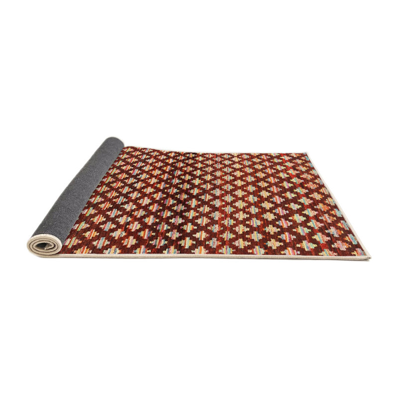 Tapis brun/beige contemporain, Rectangle 8 pi x 10 pi