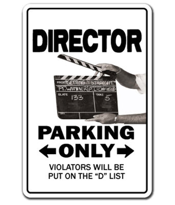 DIRECTOR Decal Parking TV Company Movie Film UCLA Picture