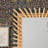 Benjamin Rattan Frame Rectangle Wall Mirror