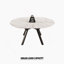 Ensemble de table de salle à manger 5 pièces, table de salle à manger extensible avec 4 chaises rembourrées