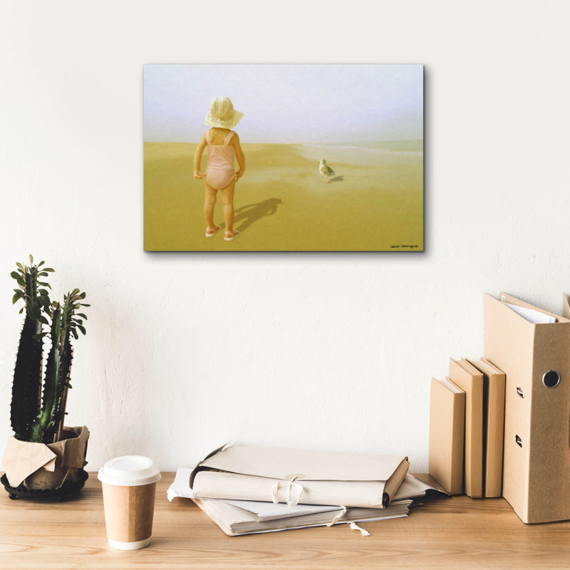 «Curiosity» par Carlos Casamayor, art mural sur toile, H 12 po x l 18 po x P 0,75 po