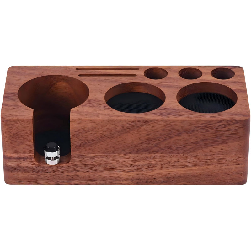 Espresso Tamping Station 58mm for Breville Machines | Barista Workstation with Tamper, Distributor, Portafilter Holder & Multi-Accessory Storage