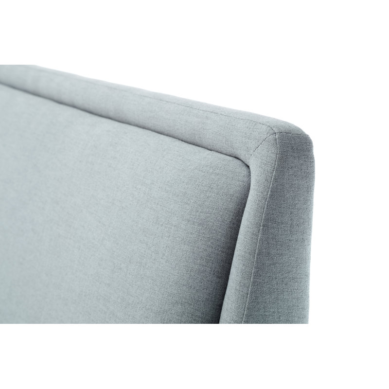 Breindel Upholstered Bed, 140 x 200 cm, Ice Blue