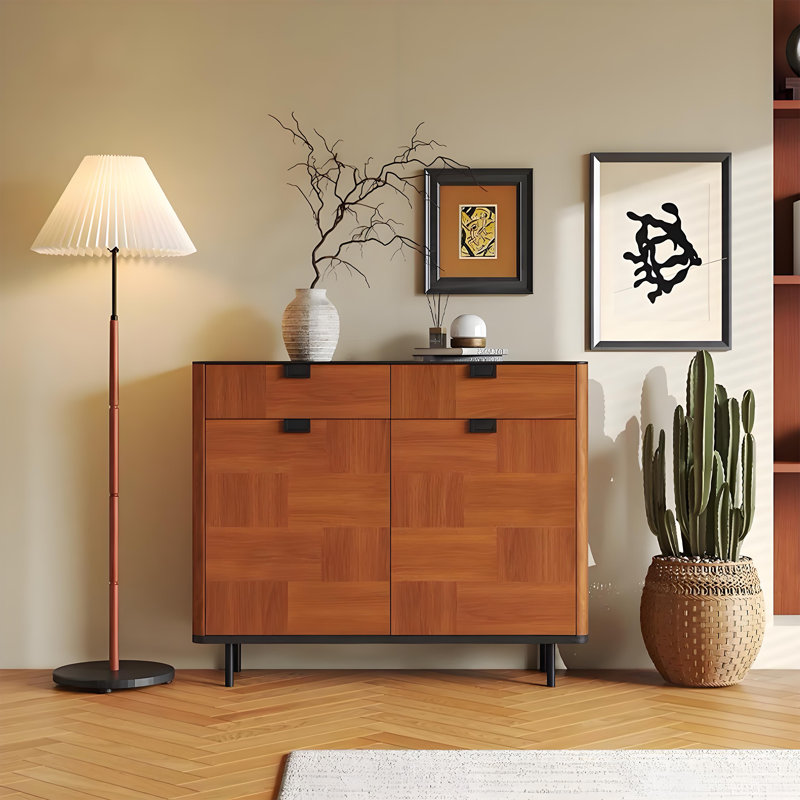 Rounded Iron Handle Buffet Table