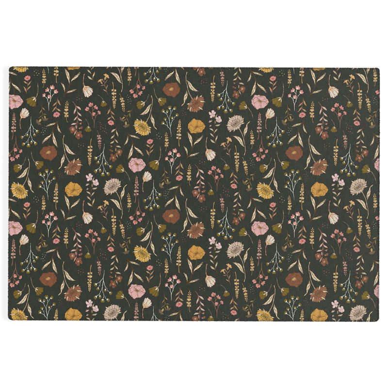 Tapis d'extérieur rectangulaire en polyester / chenille tissé à plat à la machine Talan, Rectangle 8 pi x 12 pi