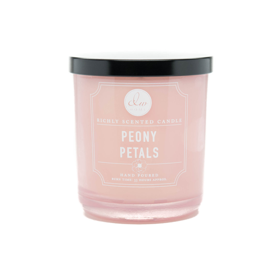 Signature Peony Petals Scented Jar Candle DWHome 