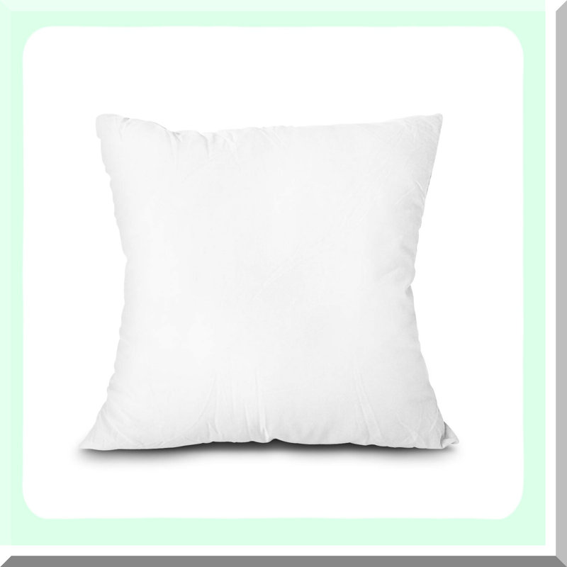 LightweightSoft Down Alternative Pillow Insert - Machine Washable Sham Stuffer - Decorative White Throw Pillow - Square Insert