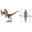 Statue de jardin Dilophosaurus Dinosaur