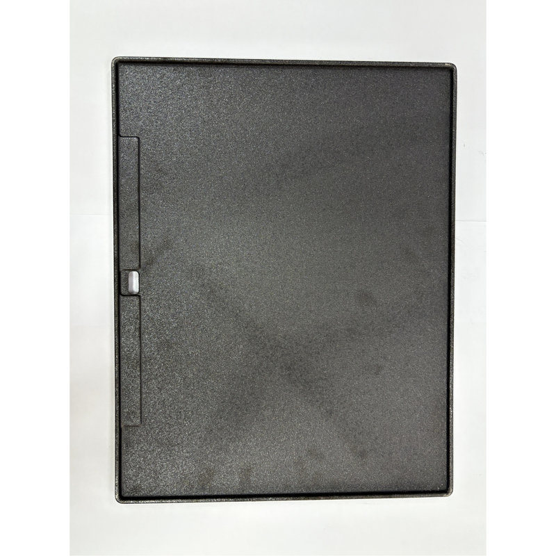 Plaque chauffante 18 po x 14 po en fonte réversible, sûre et fiable, plate inégale, facile à entretenir, idéale pour le steak, gril réversible équilibré à la chaleur de 18 po x 14 po, steak idéal, sécuritaire, nettoyable