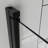 32"X 72" Swing Shower Door, 1/4 Inch (6Mm) Tempered Clear Glass, Black Finish, Reversible Installation, 180° Pivot Rotation, Bi - Folding Hinges, Water Leakage Prevention Seal Glass Door With System,