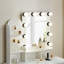 Besancon 4 drawer dressing table with light-967880456