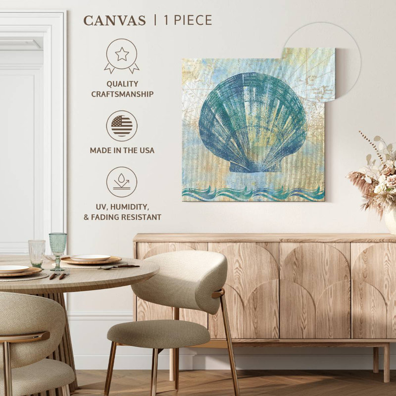 Adeliza Scallop Treasure, 10" H x 10" W
