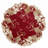 Florida Floral Embroidered Doilies Round Placemats of Chantelle Collection for Dining Table – Valentines Placemats-1804640032