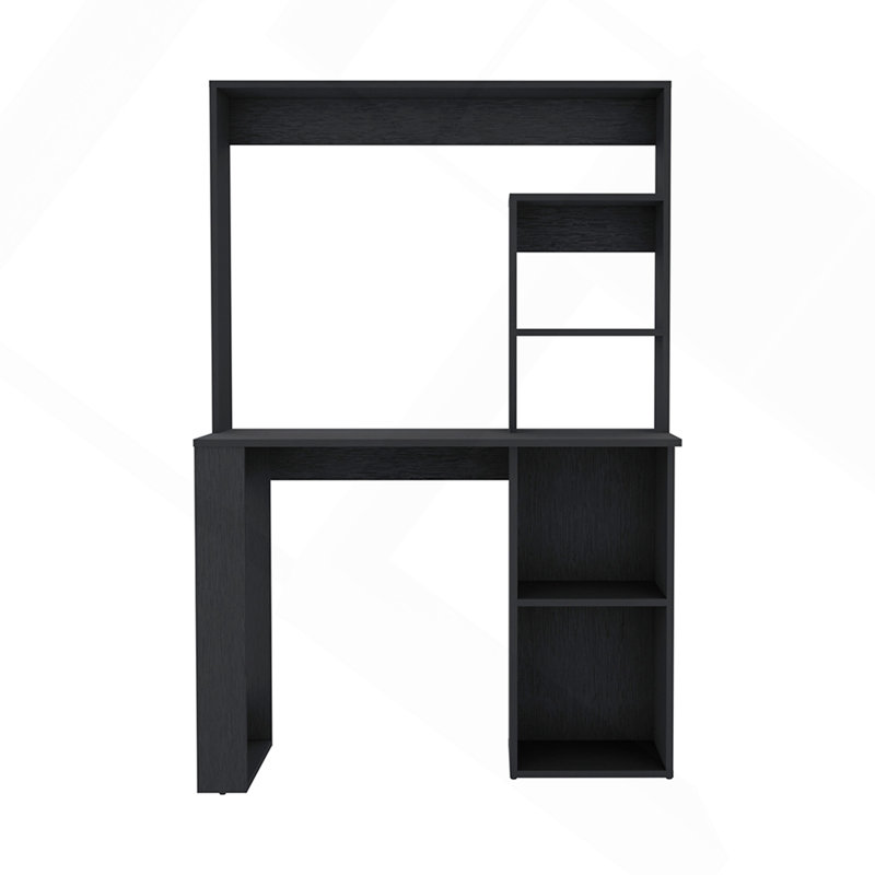 Bureau du Maine avec huche et tablettes, Noir