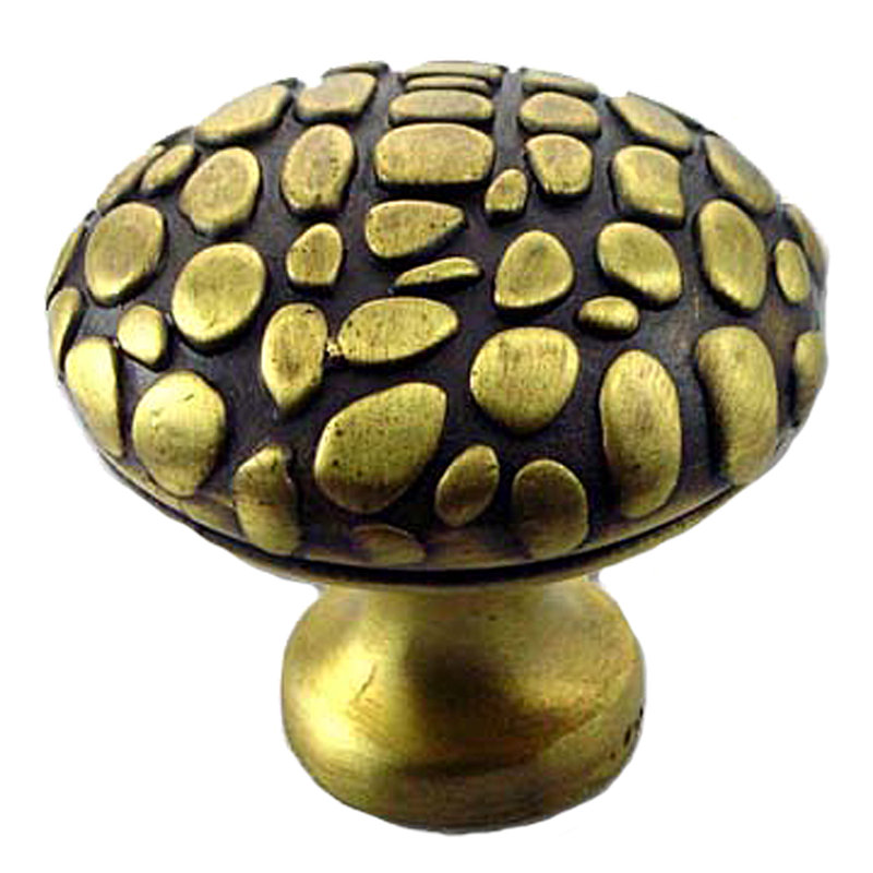 Mushroom Knob, Brass