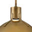 Clendon 1-Light Dimmable Metal Dome Pendant-74008651-74008650-74008654