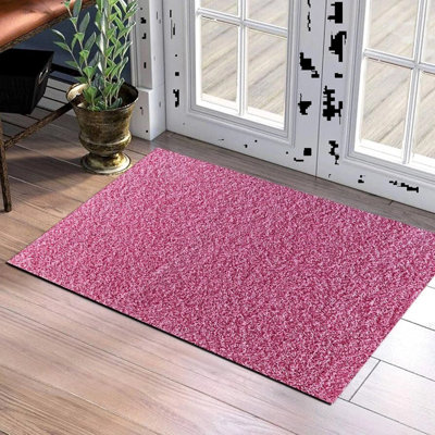 Solid Colour Shag Area Rug