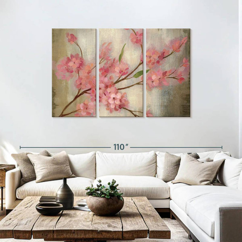Harnek Cherry Blossom I, 48" H x 74" W