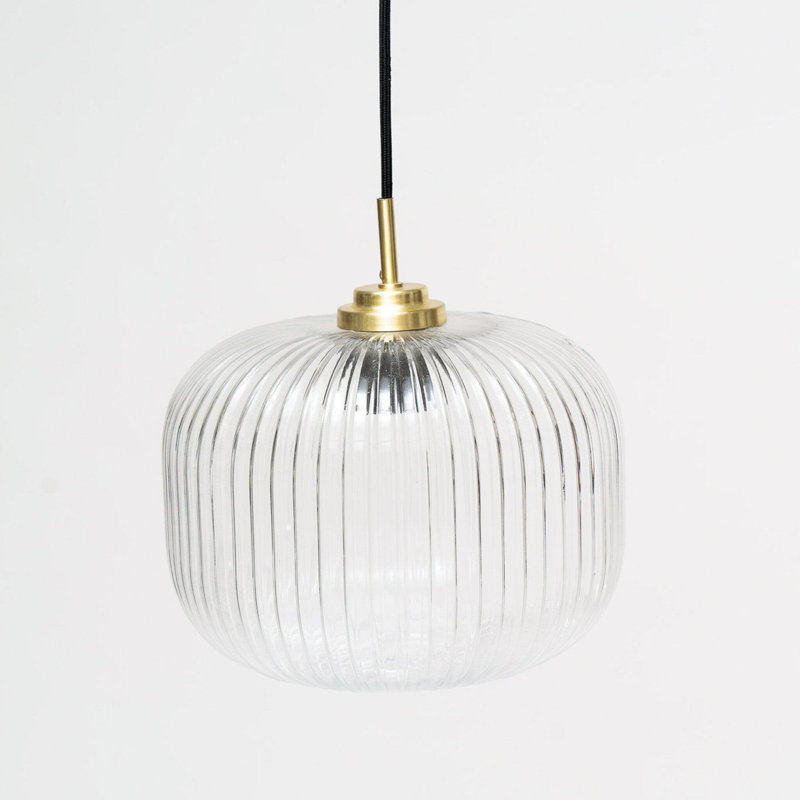 Showstead 1 - Light Single Pendant, Clear, Gold