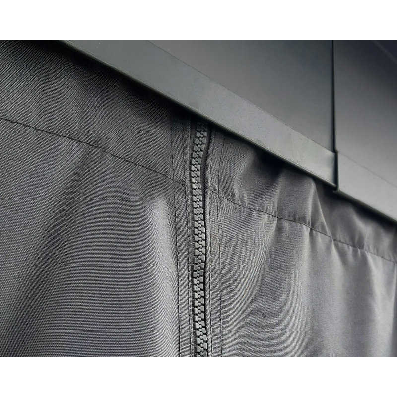 Palram - Canopia Dallas 12' x 14' Gazebo Curtain Sidewall , 12' H x 14' W