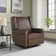 Mandie 37.4" Wide Swivel Rocking Manual Recliner in Faux Leather