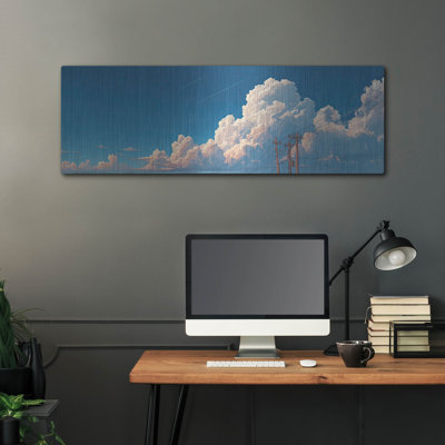  'Together In The Sky' by Ann Klee Metal Wall Art, 48" x 16"