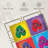 " Halftone Flip Flops " 4 - Pieces-93821935
