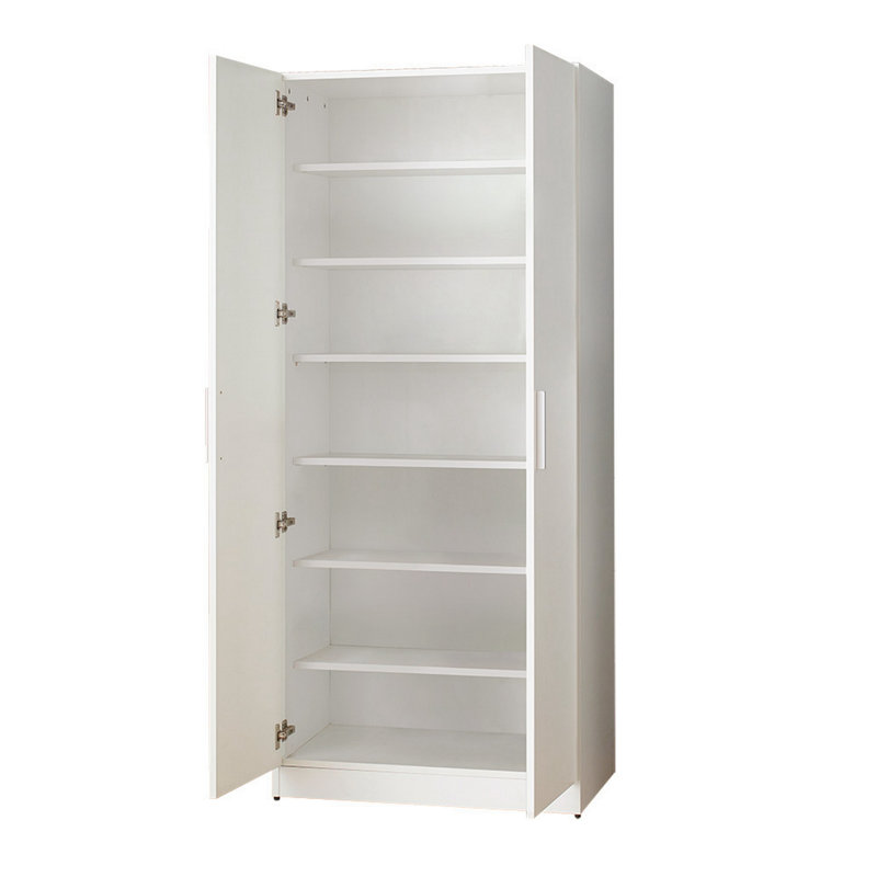 Armoire à chaussures haute avec six tablettes
