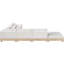 Canapé modulaire en tissu de chenille 160 po Turin 7 po Turin-151733579-151733578